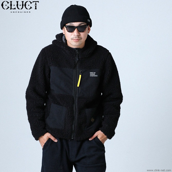 CLUCT CTW-FLEECE JKT (BLACK) #03067