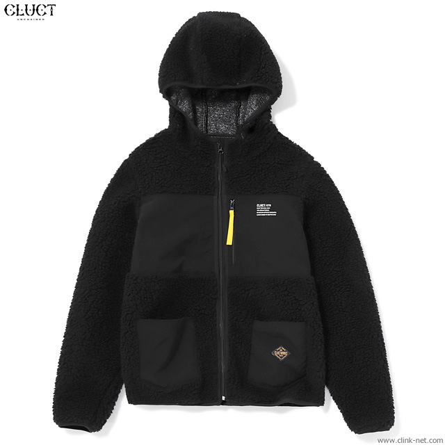 CLUCT CTW-FLEECE JKT (BLACK) #03067
