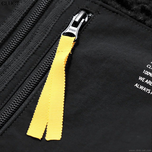 CLUCT CTW-FLEECE JKT (BLACK) #03067
