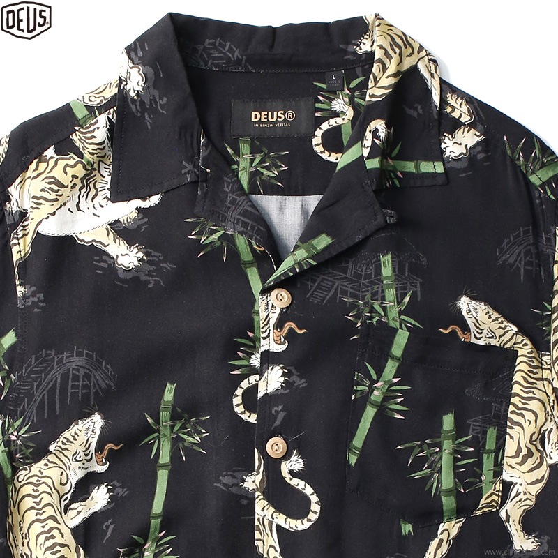 CLINK｜DEUS EX MACHINA SOLSTICE SS SHIRT (W.BLACK)｜東京・吉祥寺