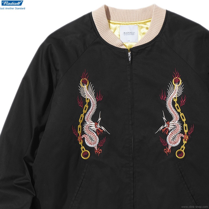 RADIALL YIN YANG - SOUVENIOR JACKET (BLACK)