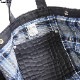 PEANUTS & CO. �� ADDICT CLOTHES JAPAN WAXED COTTON NEWS PAPER BAG (BLACK)