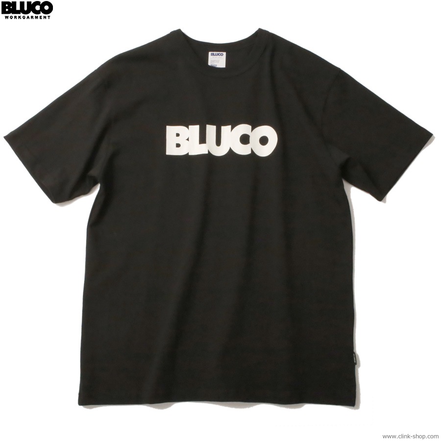 SALE 20��OFF BLUCO PRINT TEE -Logo- (BLACK) [153-22-006]
