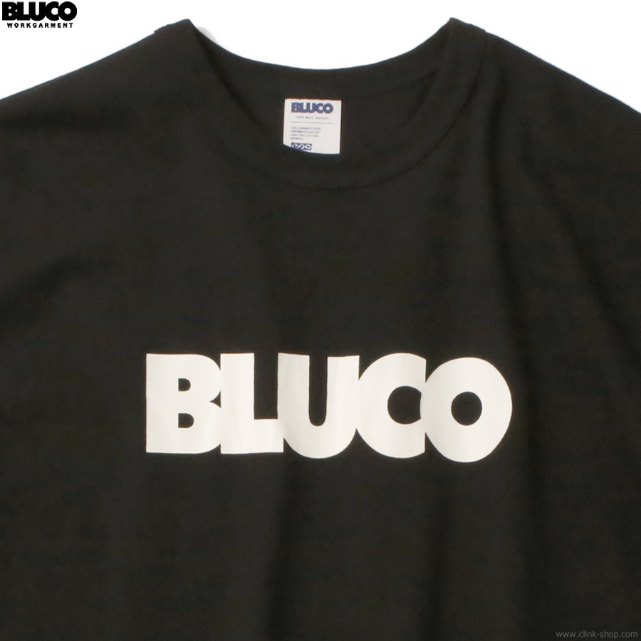 SALE 20��OFF BLUCO PRINT TEE -Logo- (BLACK) [153-22-006]