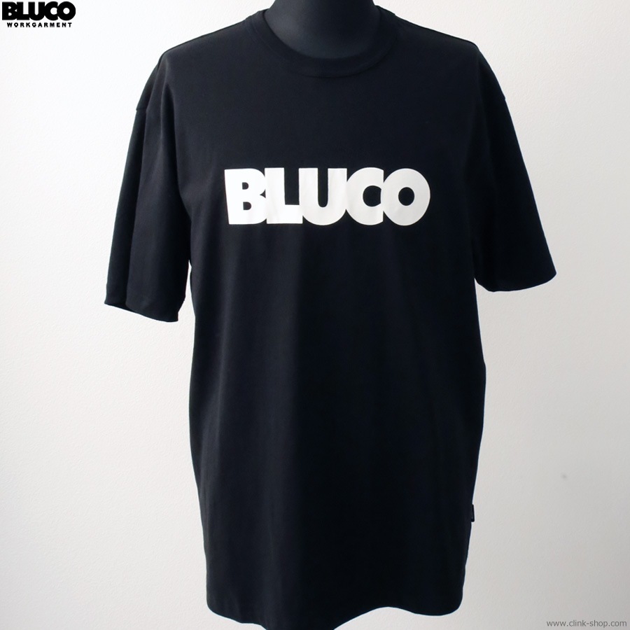 SALE 20��OFF BLUCO PRINT TEE -Logo- (BLACK) [153-22-006]
