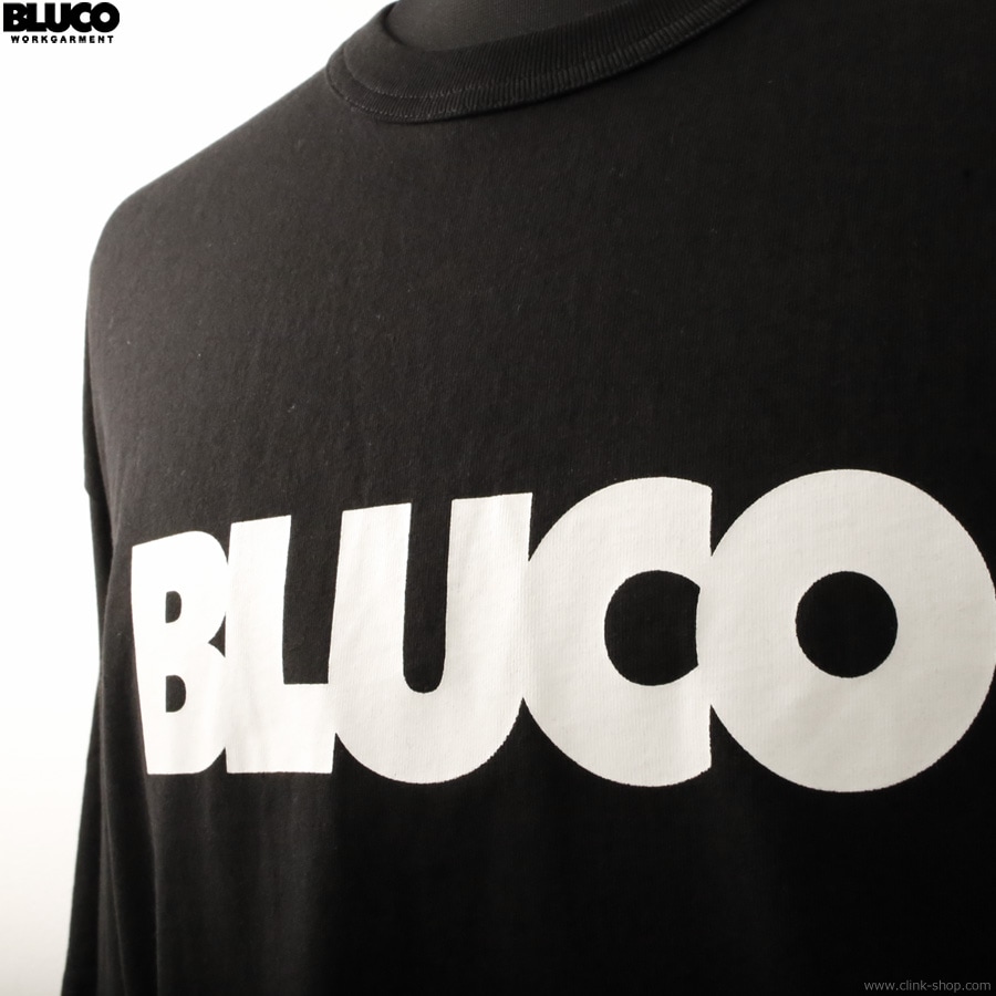 SALE 20��OFF BLUCO PRINT TEE -Logo- (BLACK) [153-22-006]