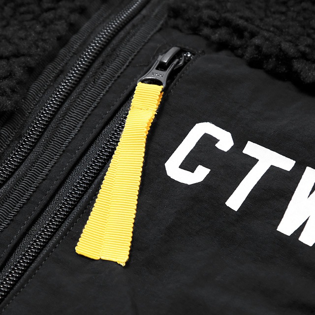 CLUCT CTW-FLEECE VEST (BLACK) #03068