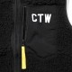 CLUCT CTW-FLEECE VEST (BLACK) #03068