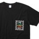RADIALL COSMIC GIPSY - CREW NECK POKET T-SHIRT (BLACK)