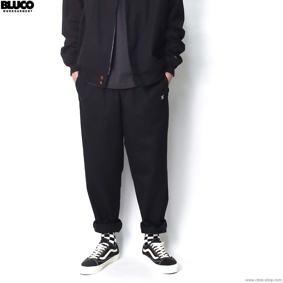 BLUCO Std. CHEF PANTS -Twill- (BLACK) [1012-3A02]
