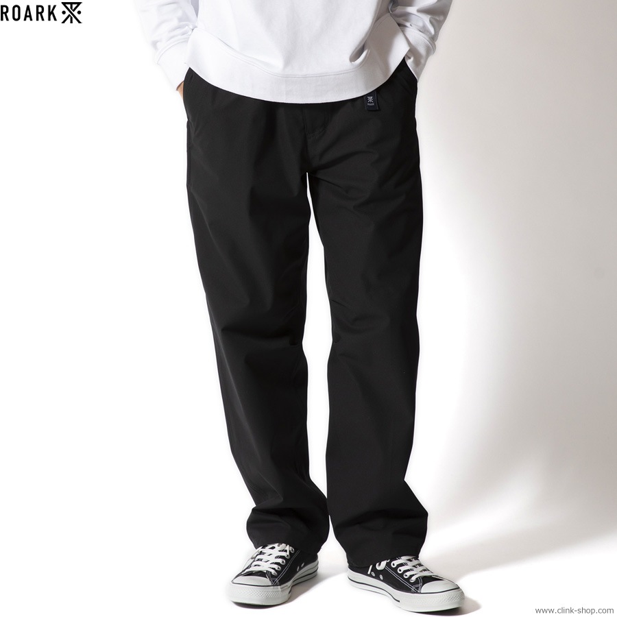ROARK REVIVAL TRAVEL PANT ROAMFREE w/Jersey - RELAX (BLACK)