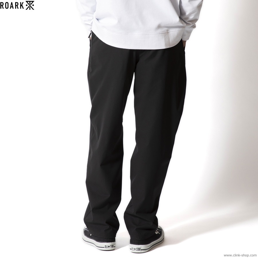 ROARK REVIVAL TRAVEL PANT ROAMFREE w/Jersey - RELAX (BLACK)