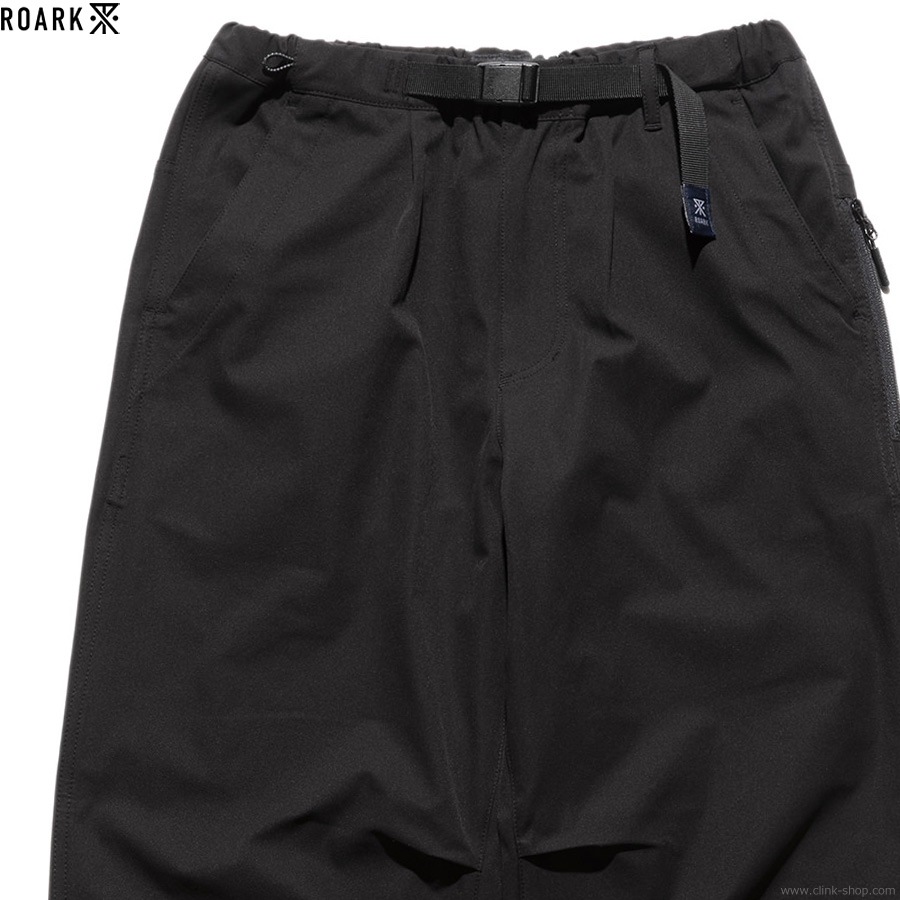 ROARK REVIVAL TRAVEL PANT ROAMFREE w/Jersey - RELAX (BLACK)