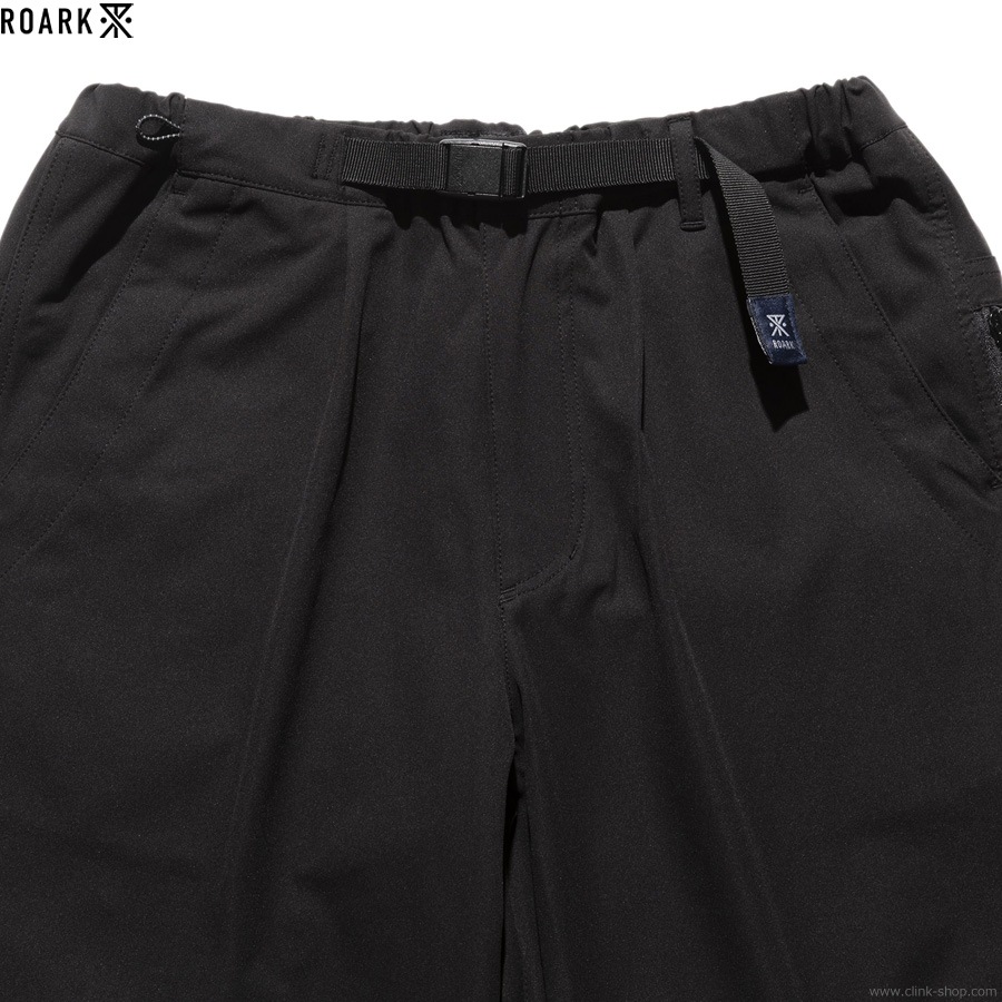 ROARK REVIVAL TRAVEL PANT ROAMFREE w/Jersey - RELAX (BLACK)