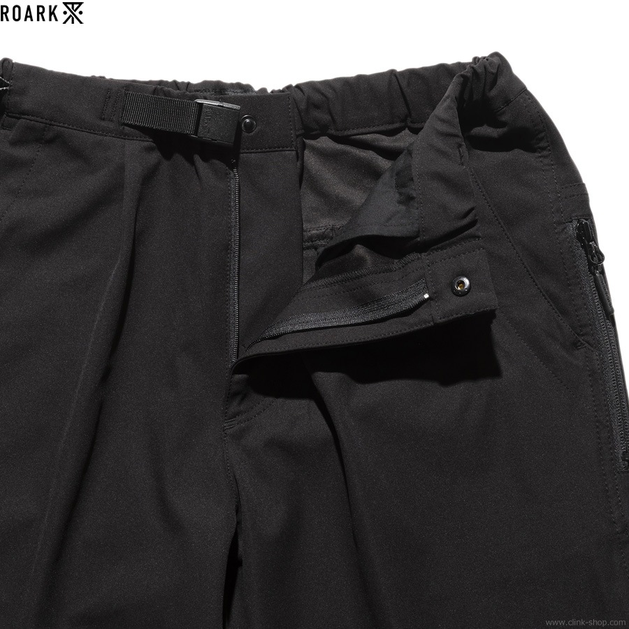 ROARK REVIVAL TRAVEL PANT ROAMFREE w/Jersey - RELAX (BLACK)