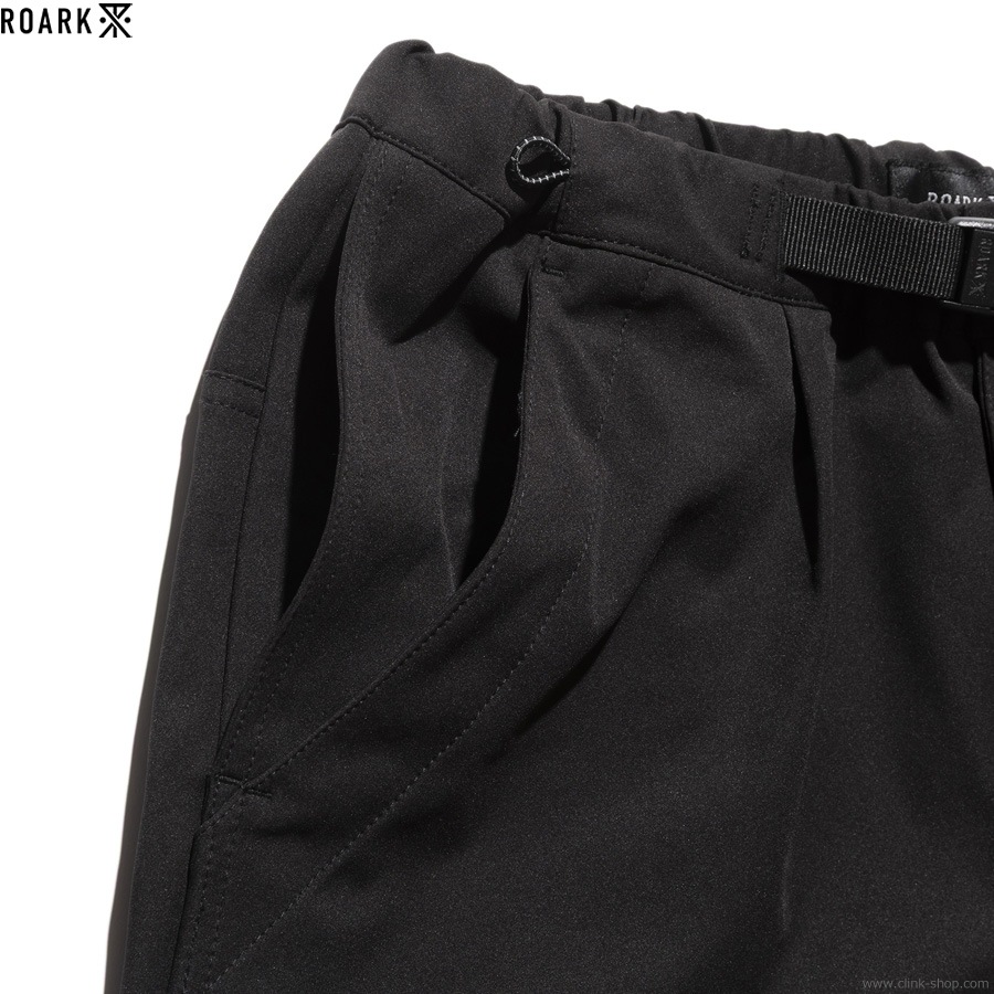 ROARK REVIVAL TRAVEL PANT ROAMFREE w/Jersey - RELAX (BLACK)