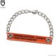 GARNI TAG CHAIN BRACELET (ORANGE) [GB20001]