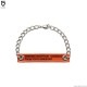 GARNI TAG CHAIN BRACELET (ORANGE) [GB20001]