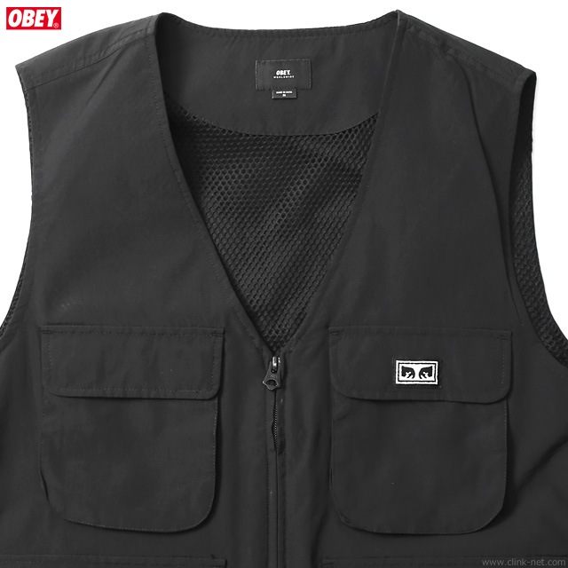 CLINK｜OBEY CEREMONY TECHNICAL VEST (BLACK)｜東京・吉祥寺