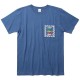 RADIALL COSMIC GIPSY - CREW NECK POKET T-SHIRT (NAVY)