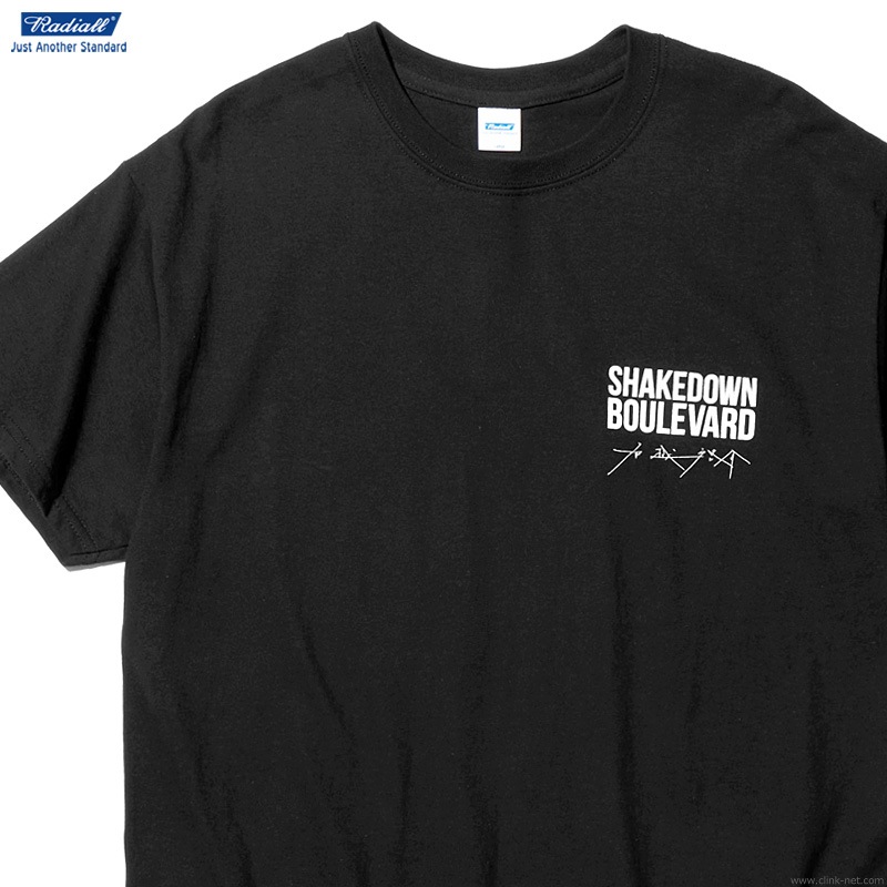 RADIALL BOULEVARD - CREW NECK T-SHIRT S/S (BLACK)