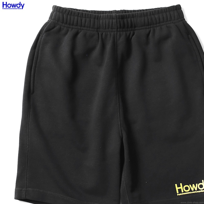 Howdy Mini Logo Shorts (BLACK) [HWD2001-SW01]