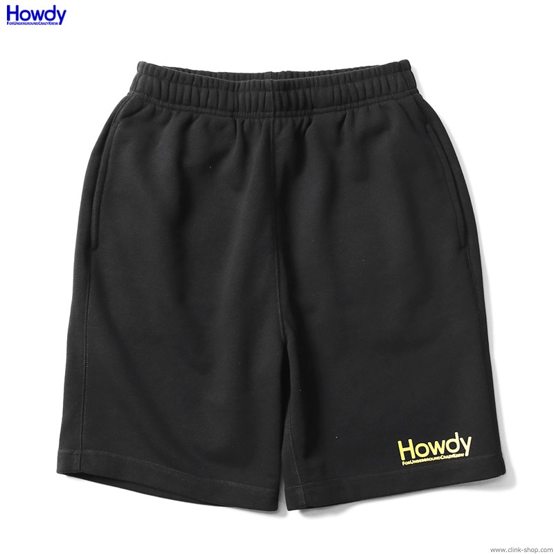 Howdy Mini Logo Shorts (BLACK) [HWD2001-SW01]