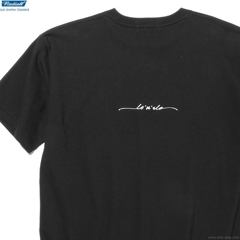RADIALL LO-N-SLO - CREW NECK T-SHIRT S/S (BLACK)
