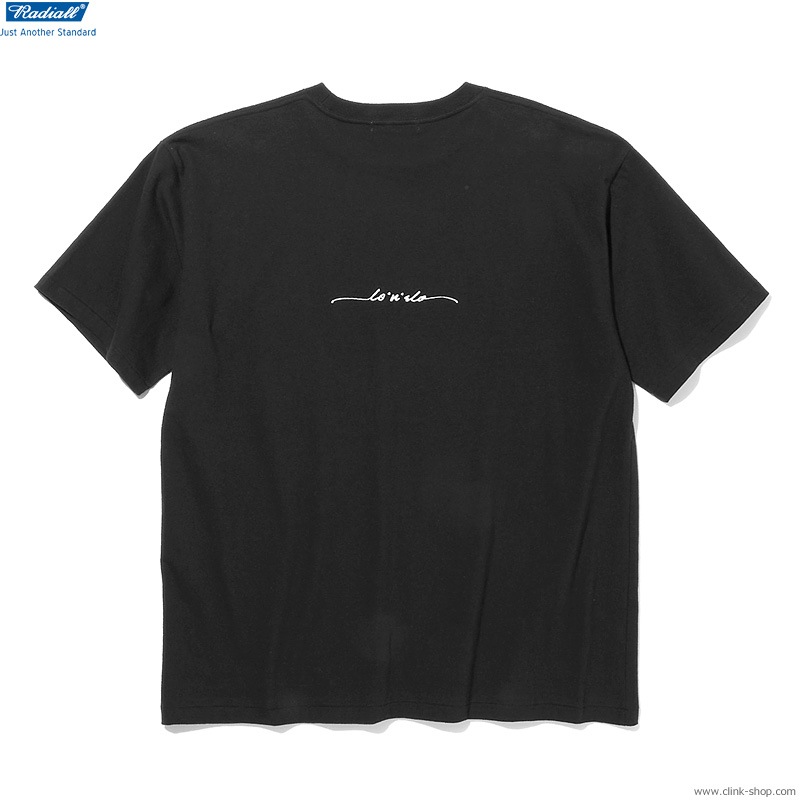 RADIALL LO-N-SLO - CREW NECK T-SHIRT S/S (BLACK)