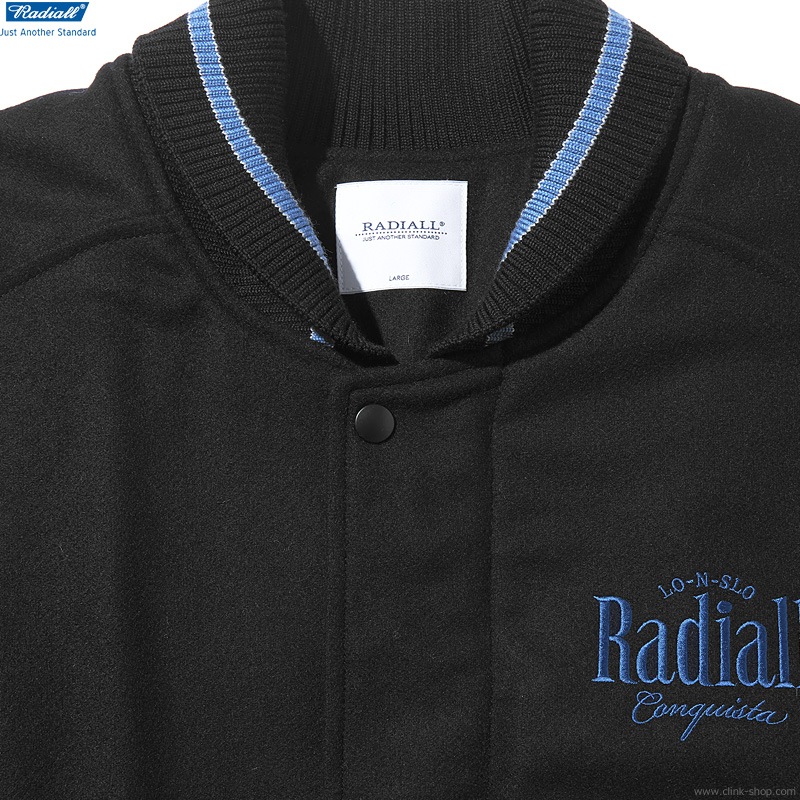 CLINK｜RADIALL CUTLASS - VARSITY JACKET (BLACK)｜東京・吉祥寺 