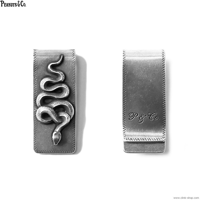 PEANUTS & CO. SNAKE MONEY CLIP (SLIVER)