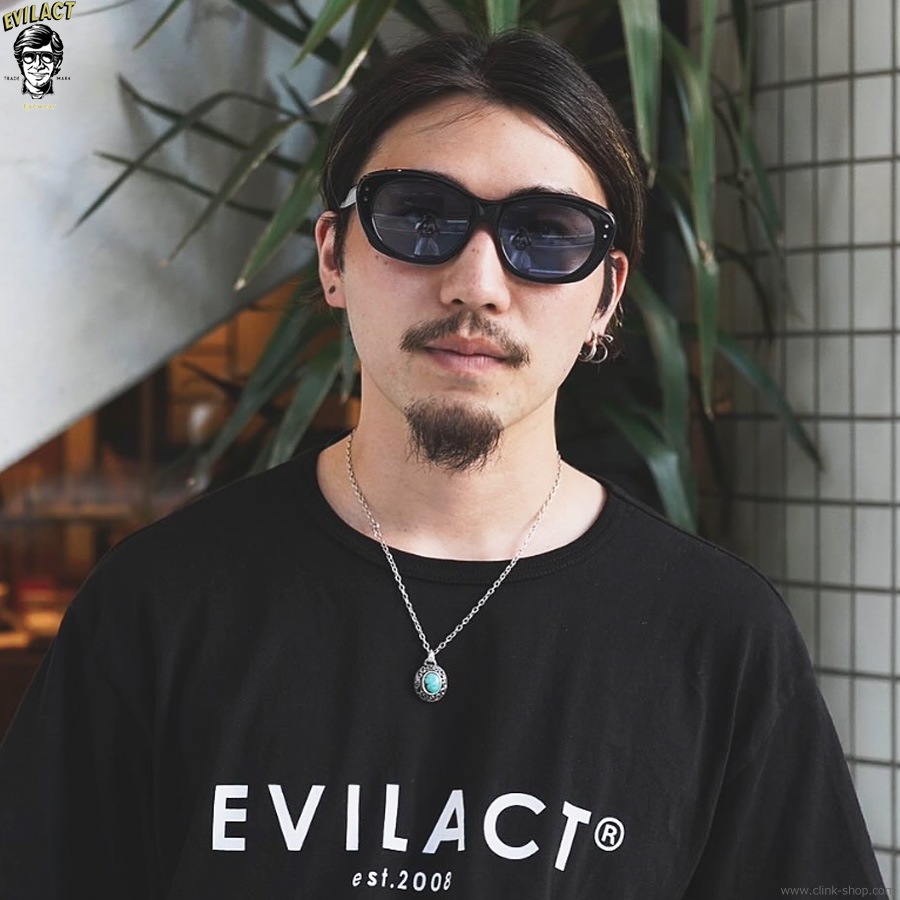 CLINK｜EVILACT EYEWEAR GRAYHOUND - BLACK/SMOKE LENS [EAE24