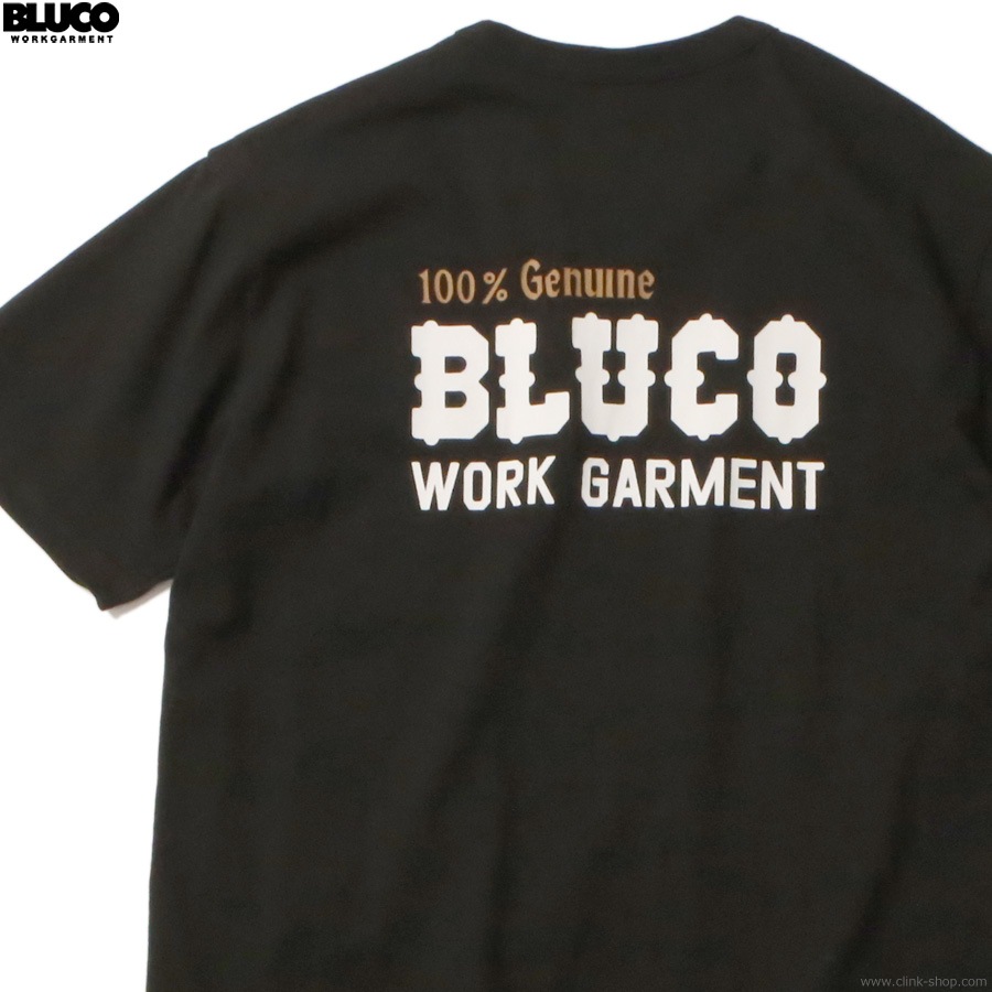 BLUCO POCKET TEE -Bolt- (BLACK) [153-22-012]