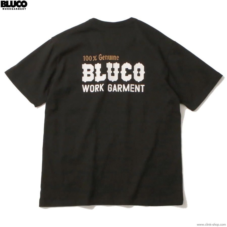 BLUCO POCKET TEE -Bolt- (BLACK) [153-22-012]