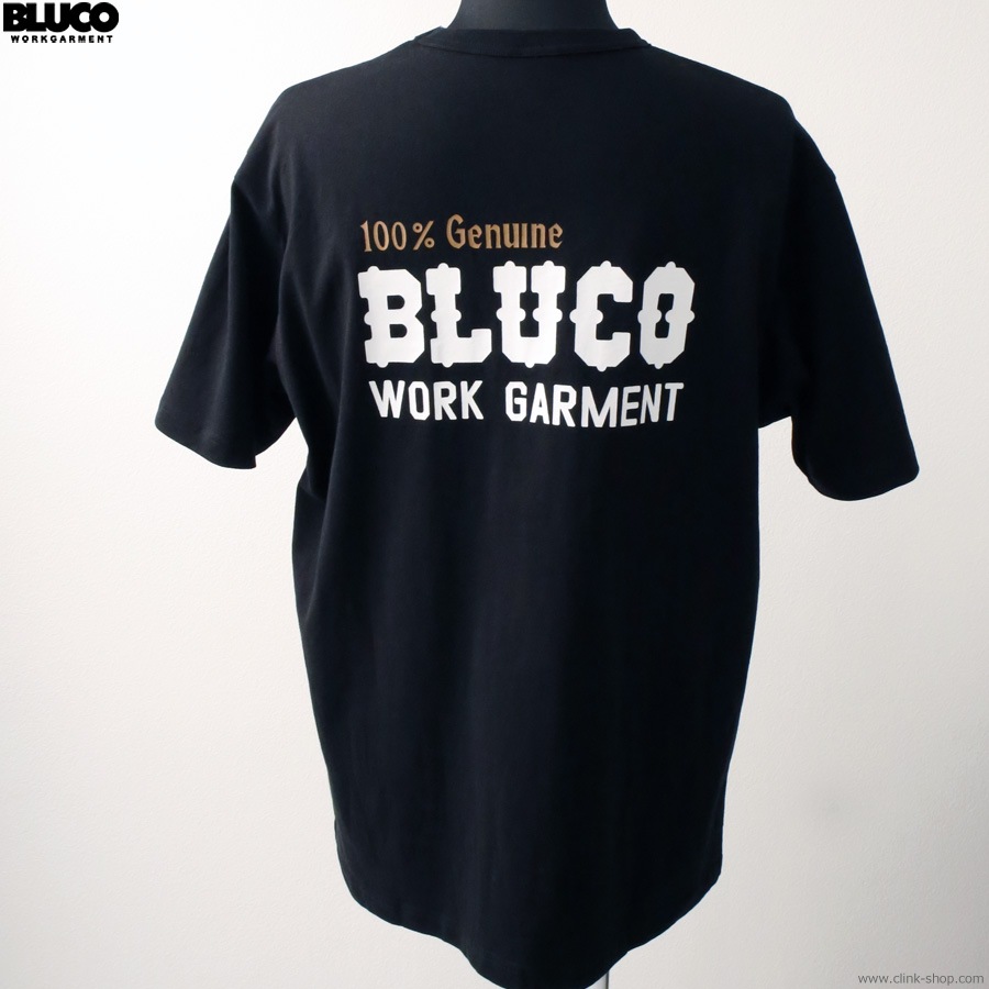 BLUCO POCKET TEE -Bolt- (BLACK) [153-22-012]