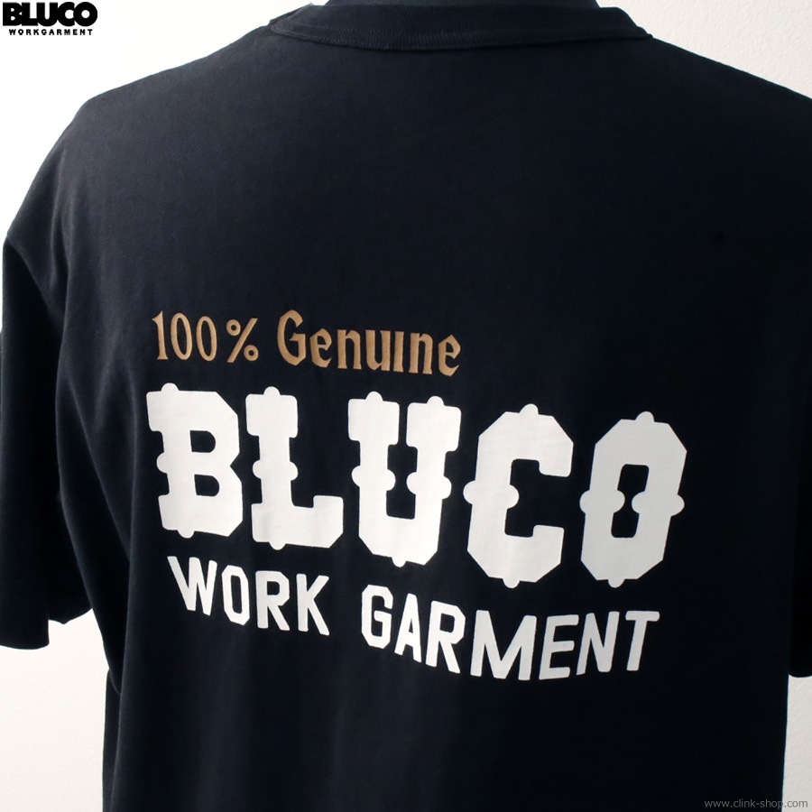 BLUCO POCKET TEE -Bolt- (BLACK) [153-22-012]