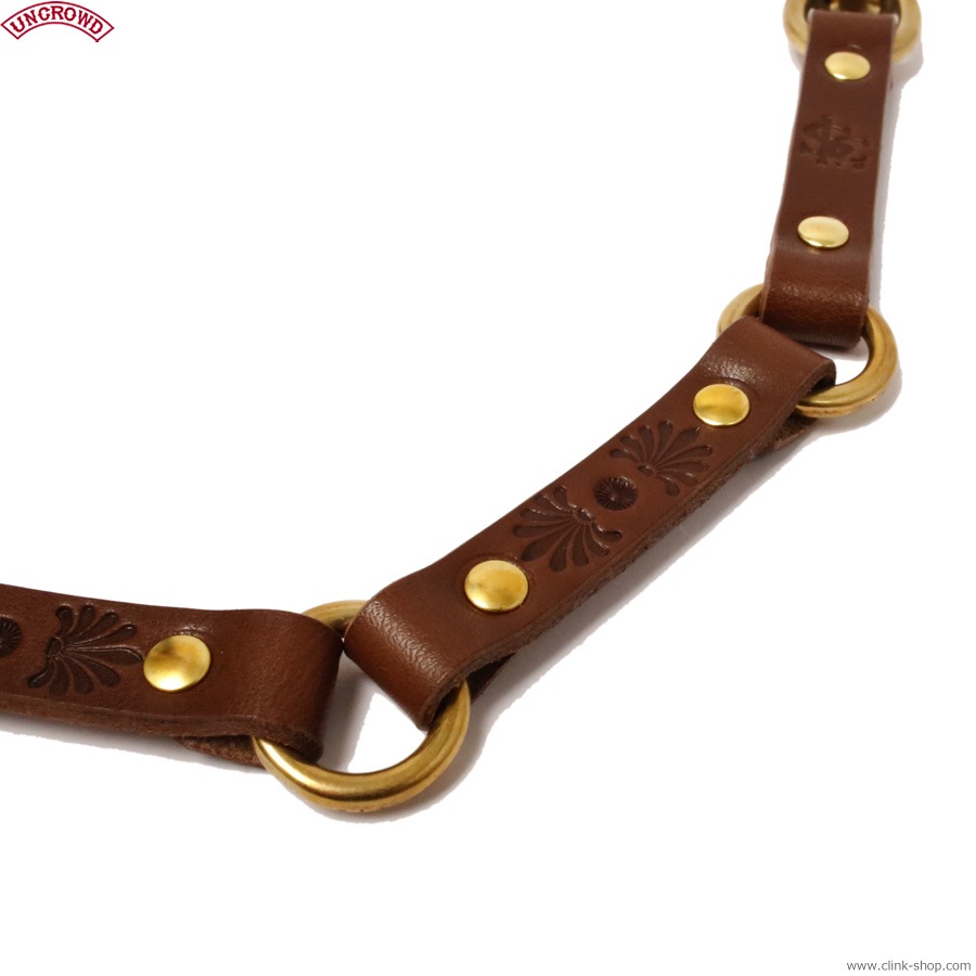 UNCROWD LEATHER WALLET CHAINS (BROWN) [255-75-005]