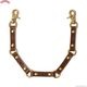 UNCROWD LEATHER WALLET CHAINS (BROWN) [255-75-005]