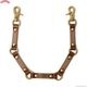 UNCROWD LEATHER WALLET CHAINS (BROWN) [255-75-005]