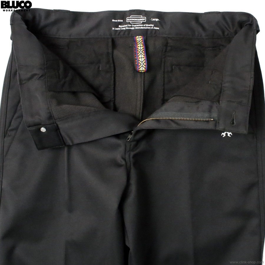 BLUCO STRETCH WARM WORK PANTS (BLACK) [157-41-048]