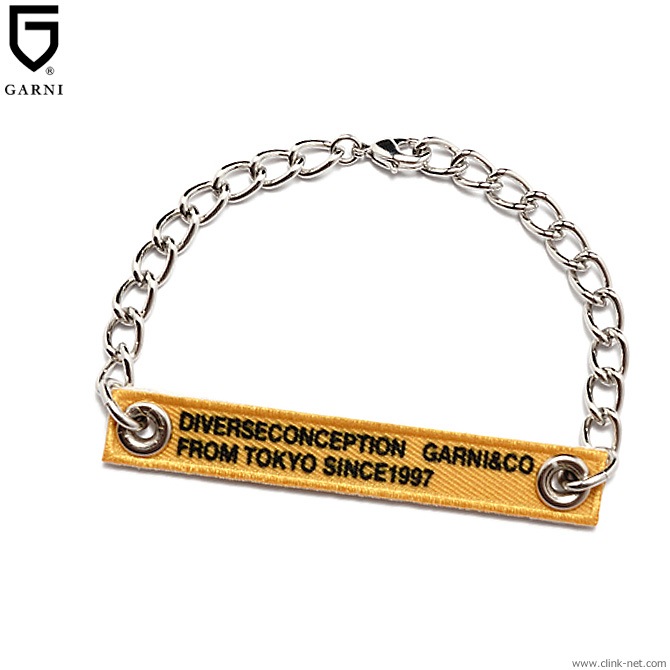 CLINK｜GARNI TAG CHAIN BRACELET (YELLOW) [GB20001]｜東京・吉祥寺