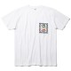 RADIALL COSMIC GIPSY - CREW NECK POKET T-SHIRT (WHITE)