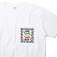 RADIALL COSMIC GIPSY - CREW NECK POKET T-SHIRT (WHITE)