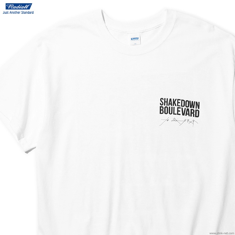RADIALL BOULEVARD - CREW NECK T-SHIRT S/S (WHITE)