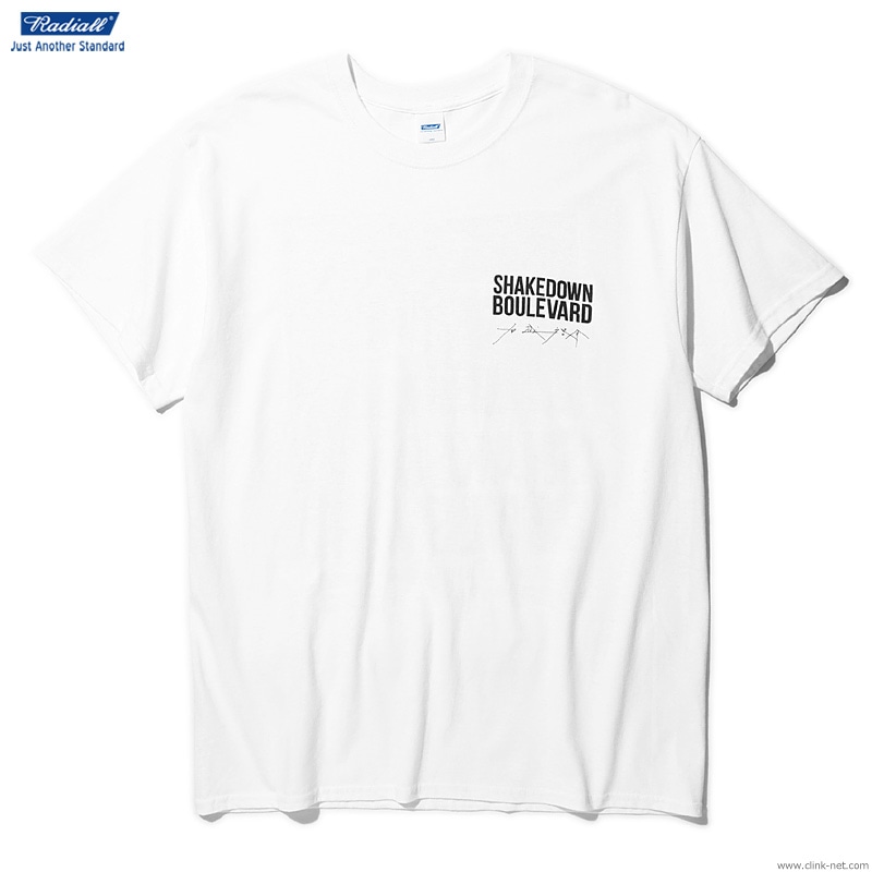 RADIALL BOULEVARD - CREW NECK T-SHIRT S/S (WHITE)