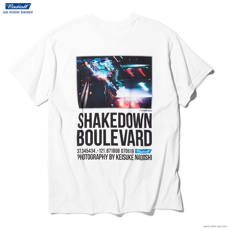 RADIALL BOULEVARD - CREW NECK T-SHIRT S/S (WHITE)