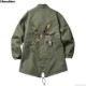 LIBERAIDERS 3LAYER FISH TAIL COAT (OLIVE) #74002