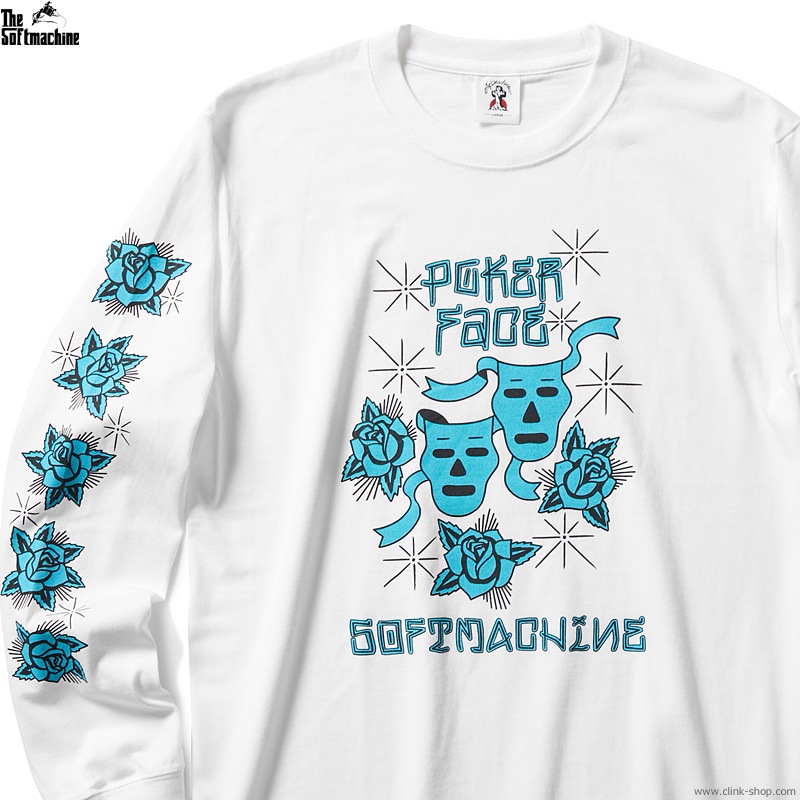 SOFTMACHINE POKER FACE L/S (WHITE)