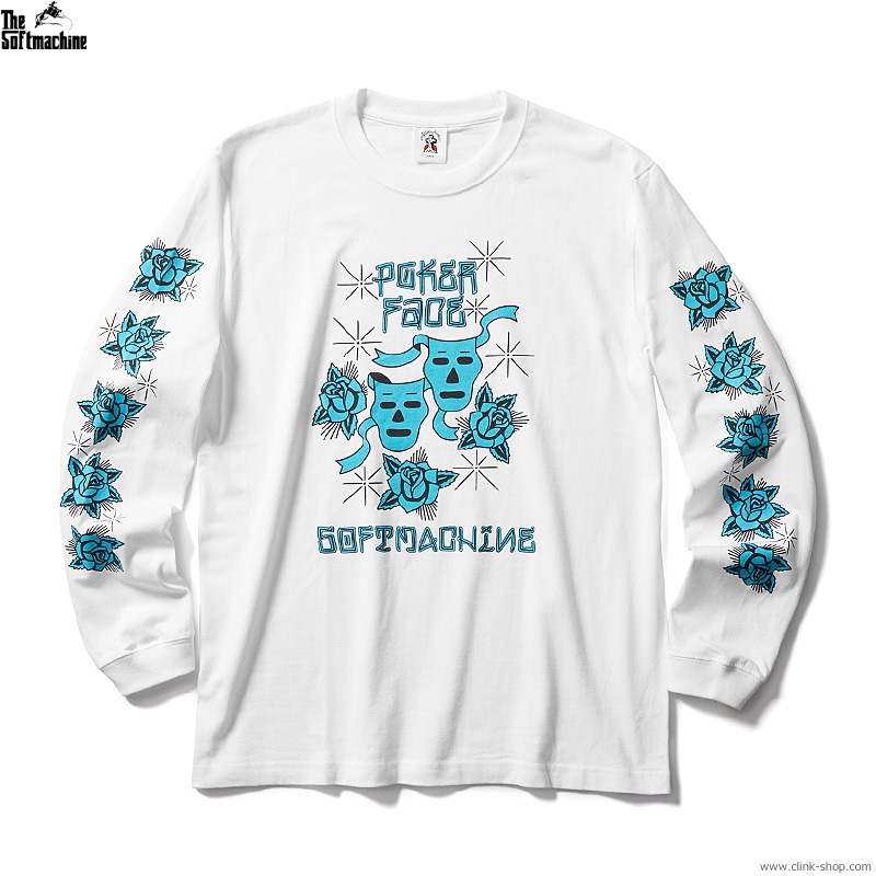 SOFTMACHINE POKER FACE L/S (WHITE)