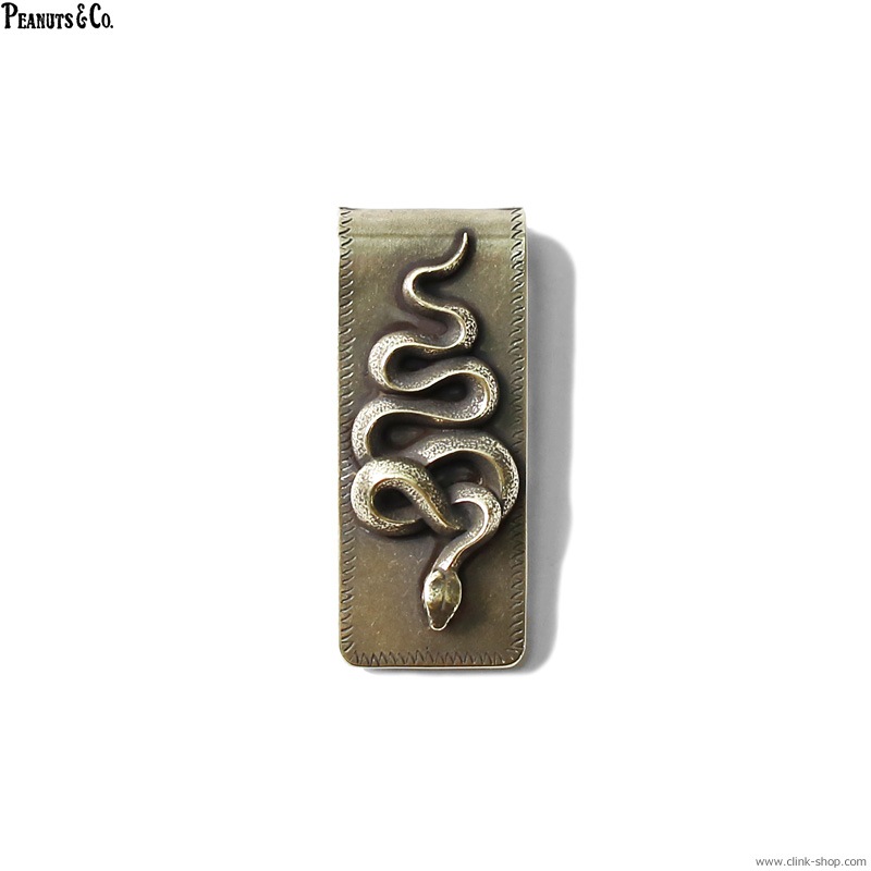 CLINK｜PEANUTS & CO. SNAKE MONEY CLIP (BRASS)｜東京・吉祥寺